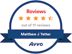 Avvo Reviews Matthew J. Yetter